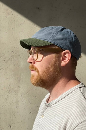 Short Brim Vintage Blue