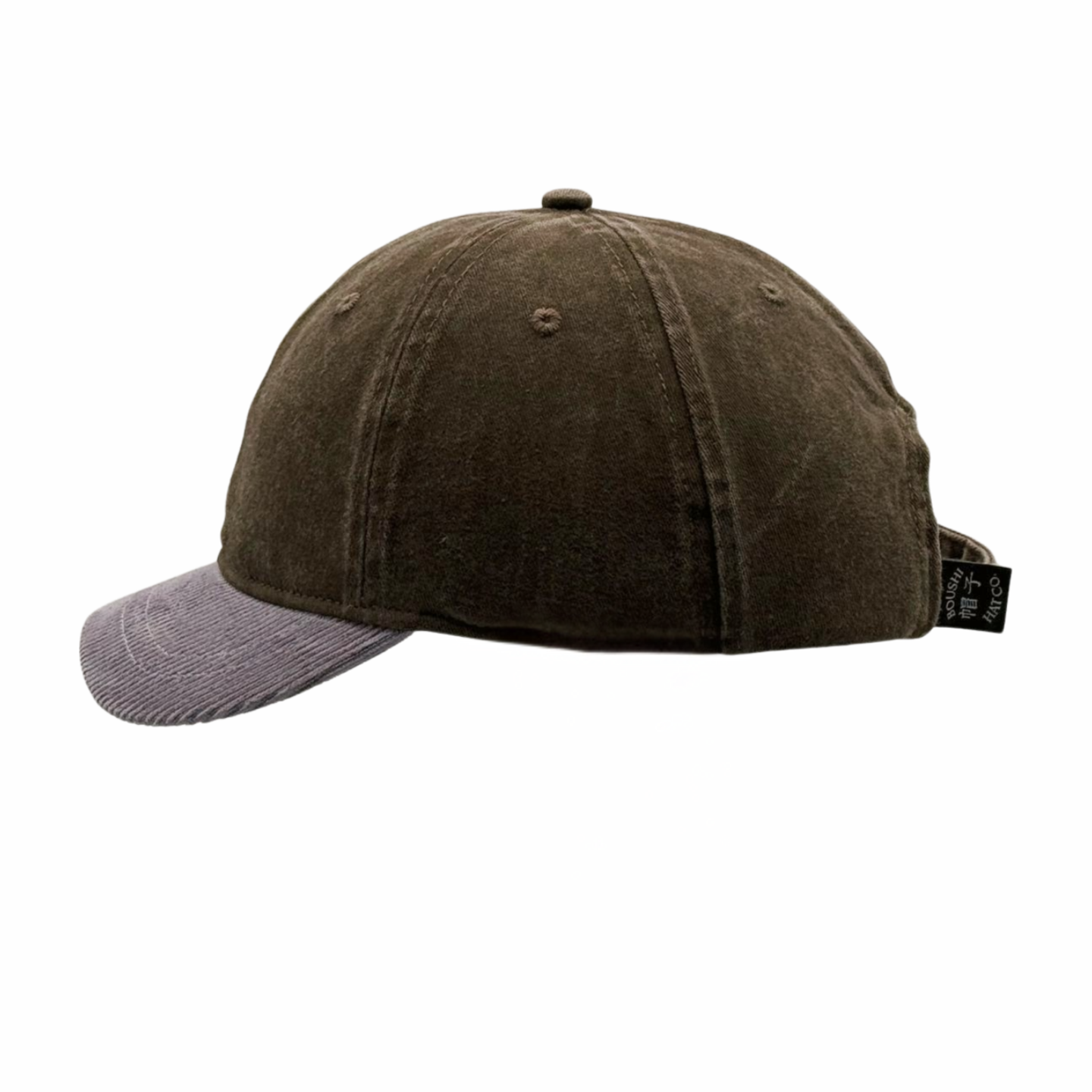 Short Brim Vintage Black