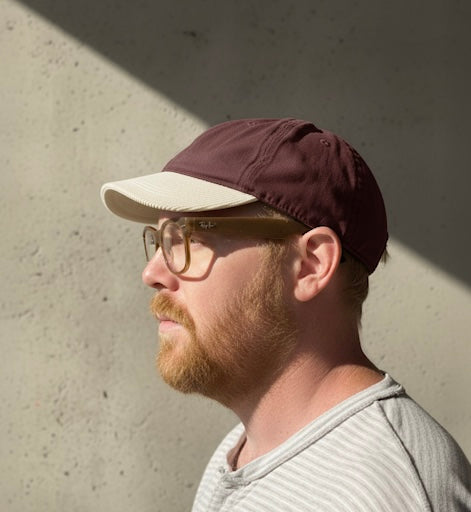 Short Brim Vintage Red